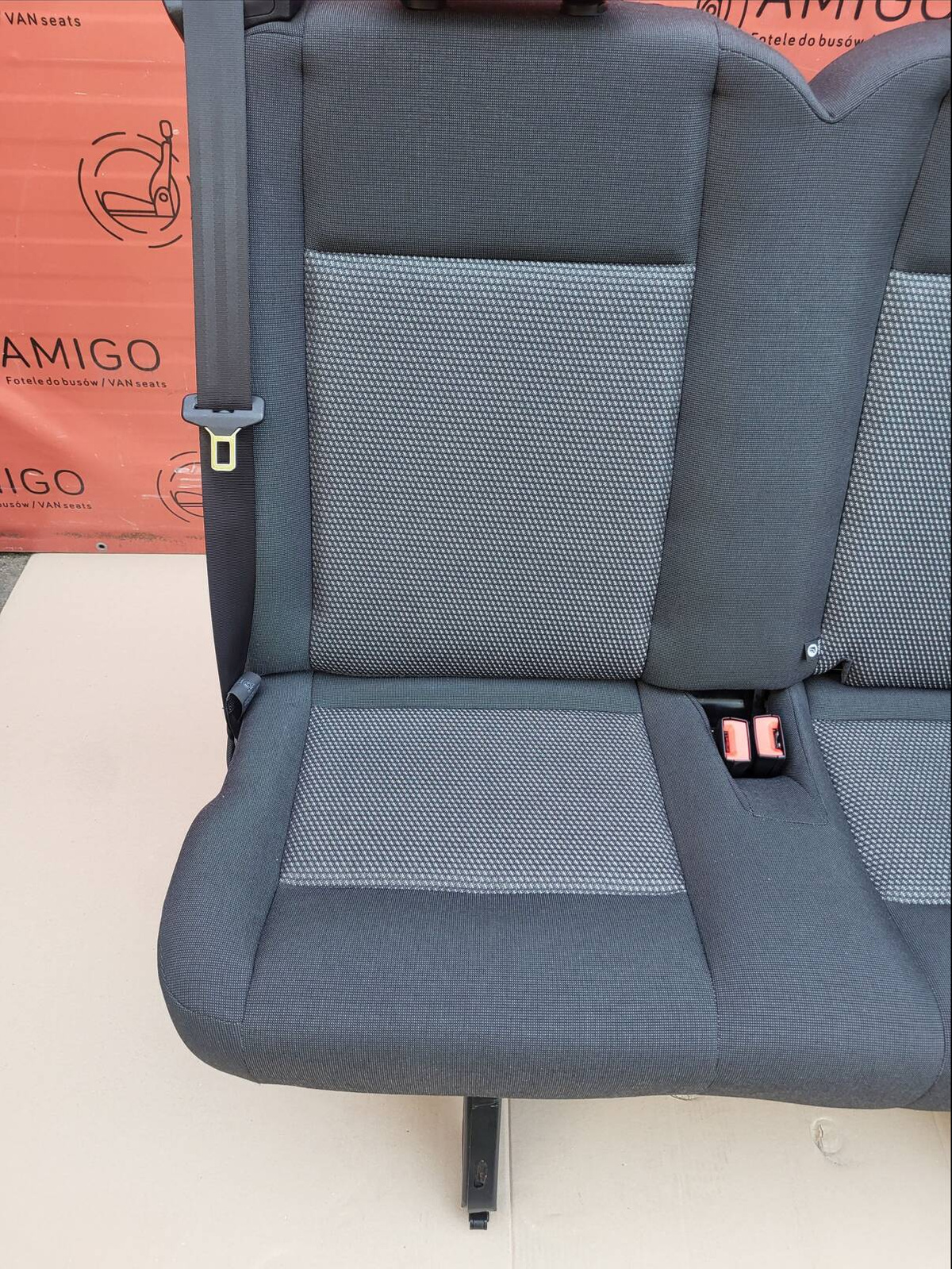 Seat Ford Transit MK8 bench triple rear three-seats V363 Capitol isofix