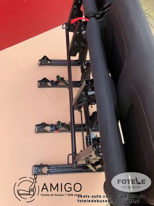 Seat triple bench Renault Trafic Opel Vauxhall Vivaro Talento NV300 belts set