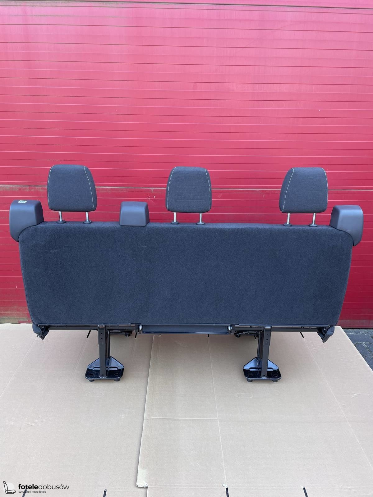 Seat Ford Transit Custom Ecko bench triple rear Crew Cab belts