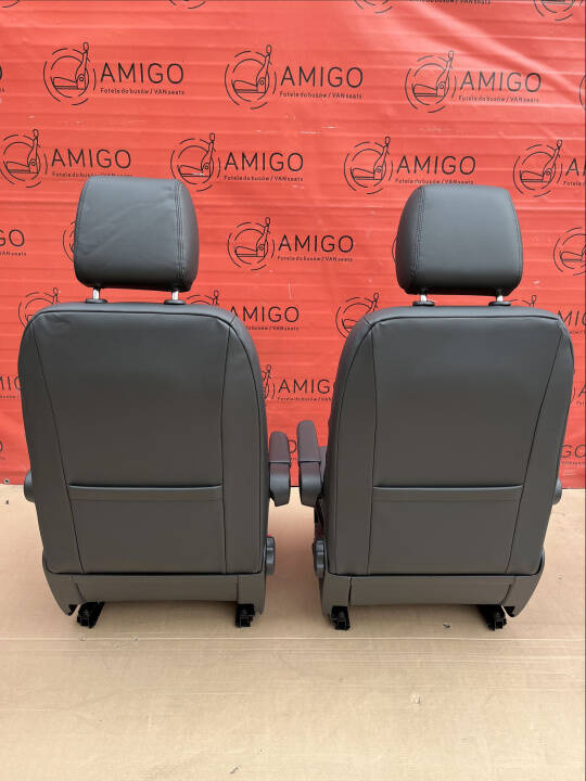 Driver passenger seat VW T5 DUO red Multivan Caravelle