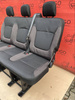Seat triple bench Fiat Talento Trafic Opel Vauxhall Vivaro NV300 belts set
