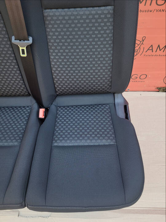 Ford Transit Custom double bench armrest 2017-2023 Capitol airbag heated