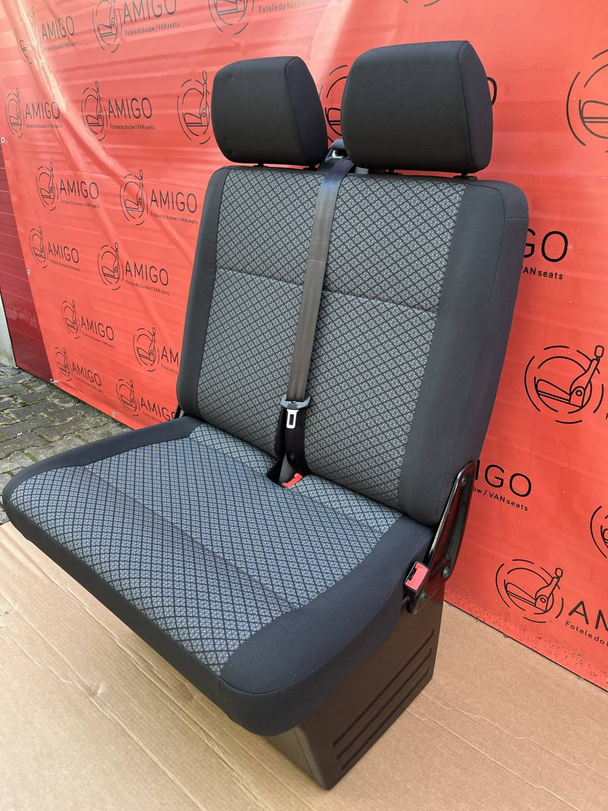 Seat VW T6.1 T6 T5 double front passenger bench Quadratic LHD
