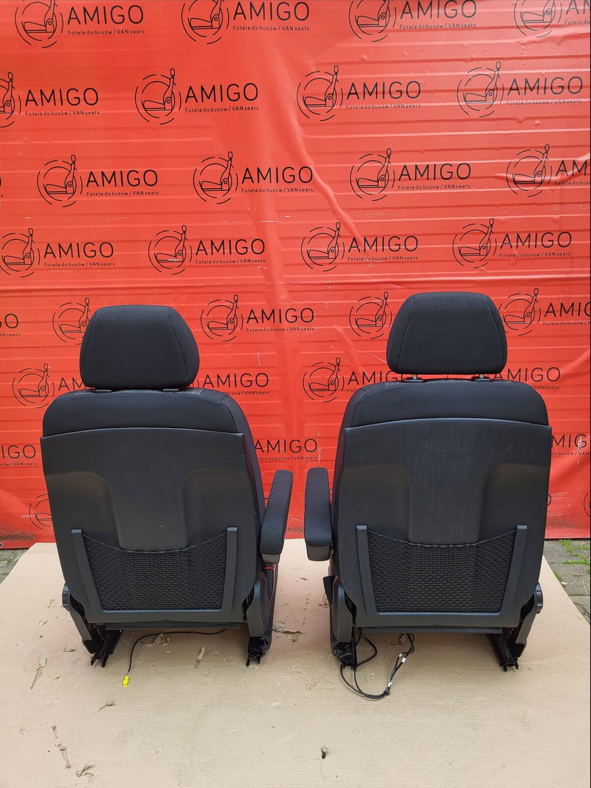 Seat Mercedes Sprinter W906 driver + passenger SET TUNJA comfort seat armrests