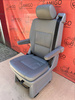Seat single VW T5 Multivan Caravelle grey leather rear t6 swivel