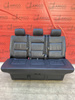 Bench rear triple seat VW T5 anthracite leather Multivan Caravelle