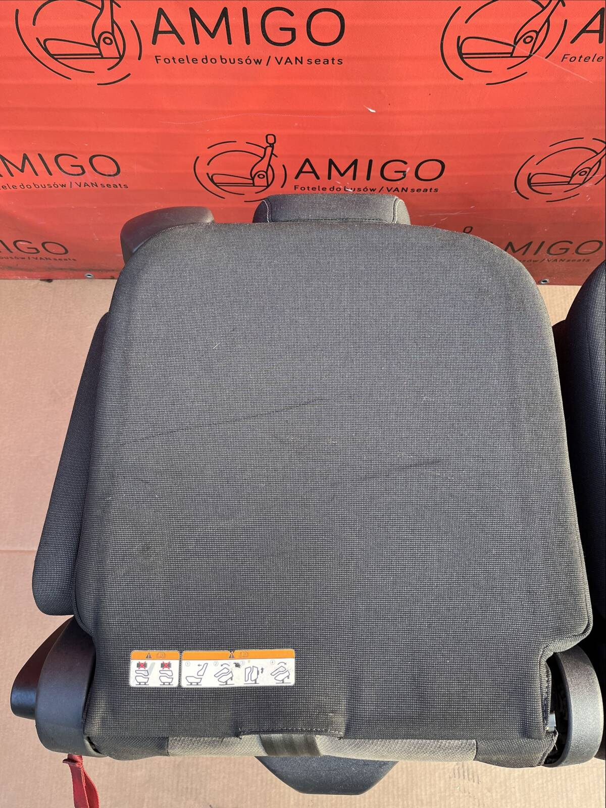 Seat Ford Transit Custom ECKO bench rear seats armrests 2nd row RHD