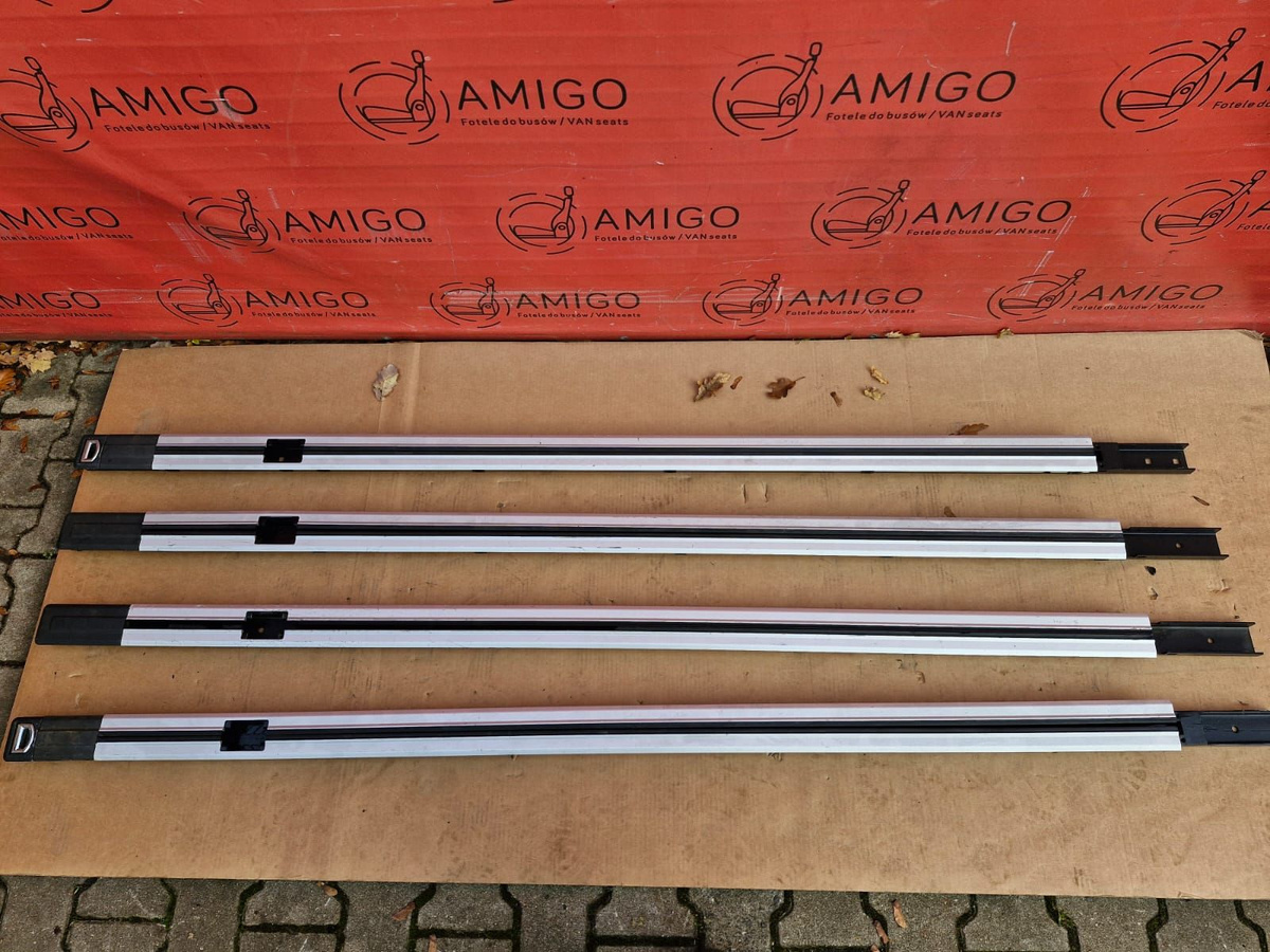 Rear rails for seats single Volkswagen VW T5 Multivan Caravelle SWB set