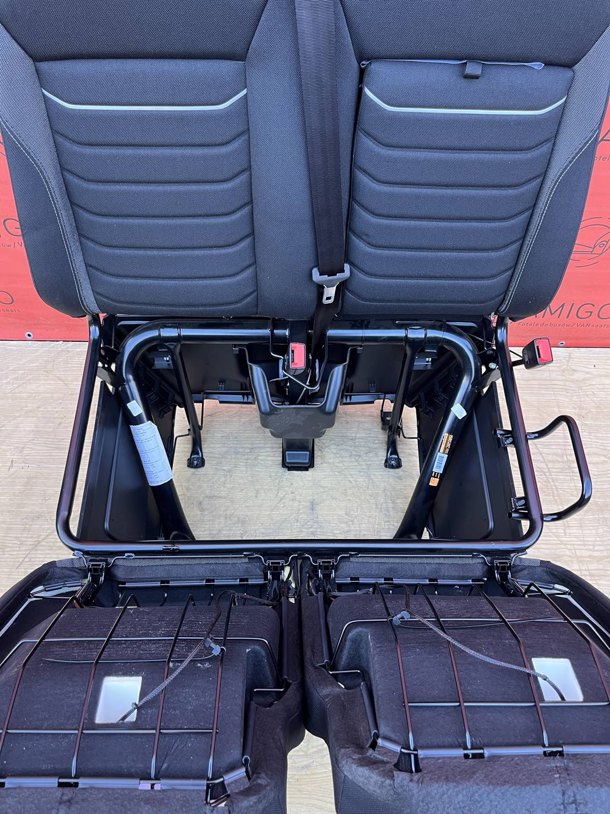 Iveco Daily VI 2014-2025 Seat double front bench cupholder passenger LHD