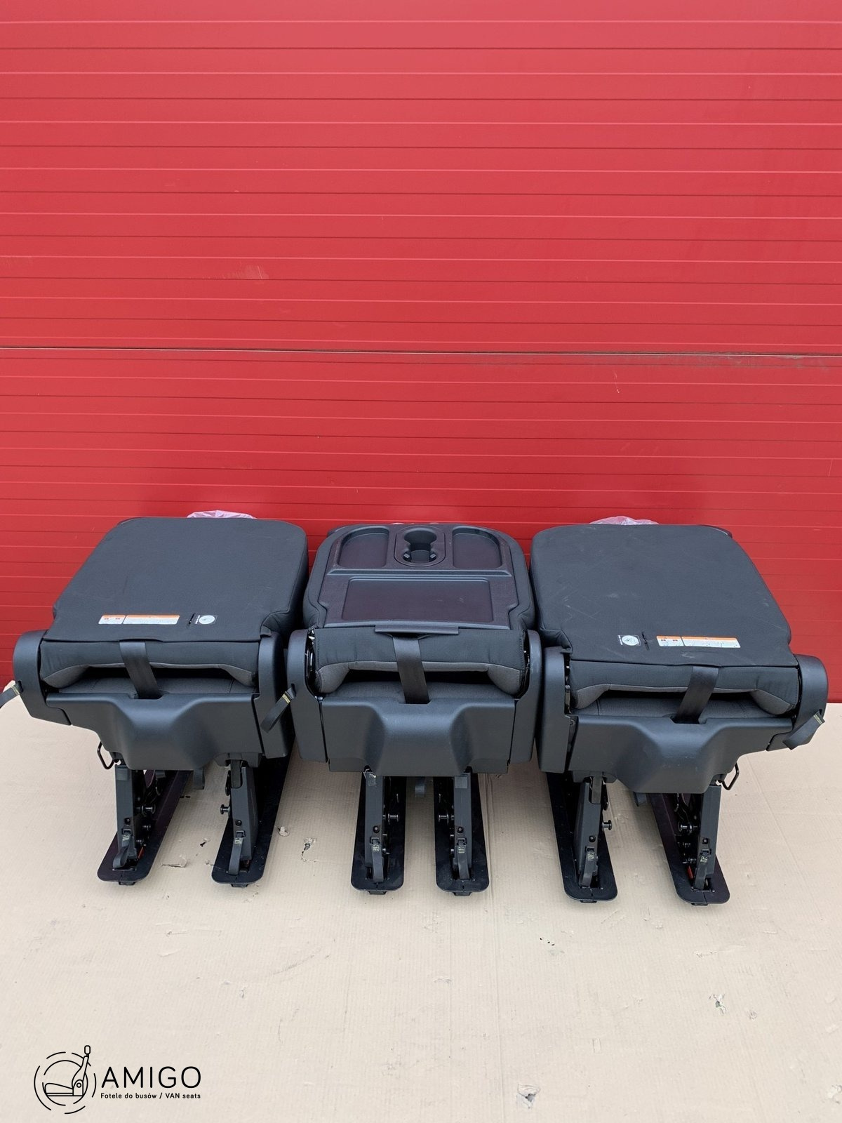 Seat Ford Transit Custom Tourneo bench rear folding seats 3x single seat