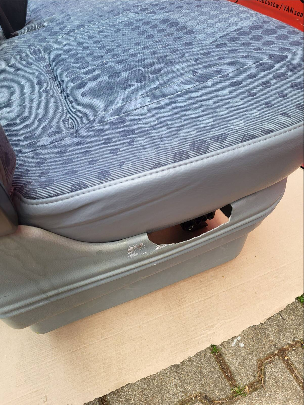 Seat Ford Transit MK7 bench triple rear three-seats isofix