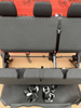 Bench rear triple seat VW T6.1 T6 DOKA Double Cab Transporter Double Grid t5