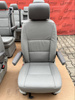 SET Driver passenger swivel Bench rear triple seat leather grey VW T5.1 T5 Multivan Caravelle
