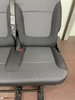 Seat triple bench NEW Renault Trafic Opel Vauxhal Vivaro NV300 Talento belts set