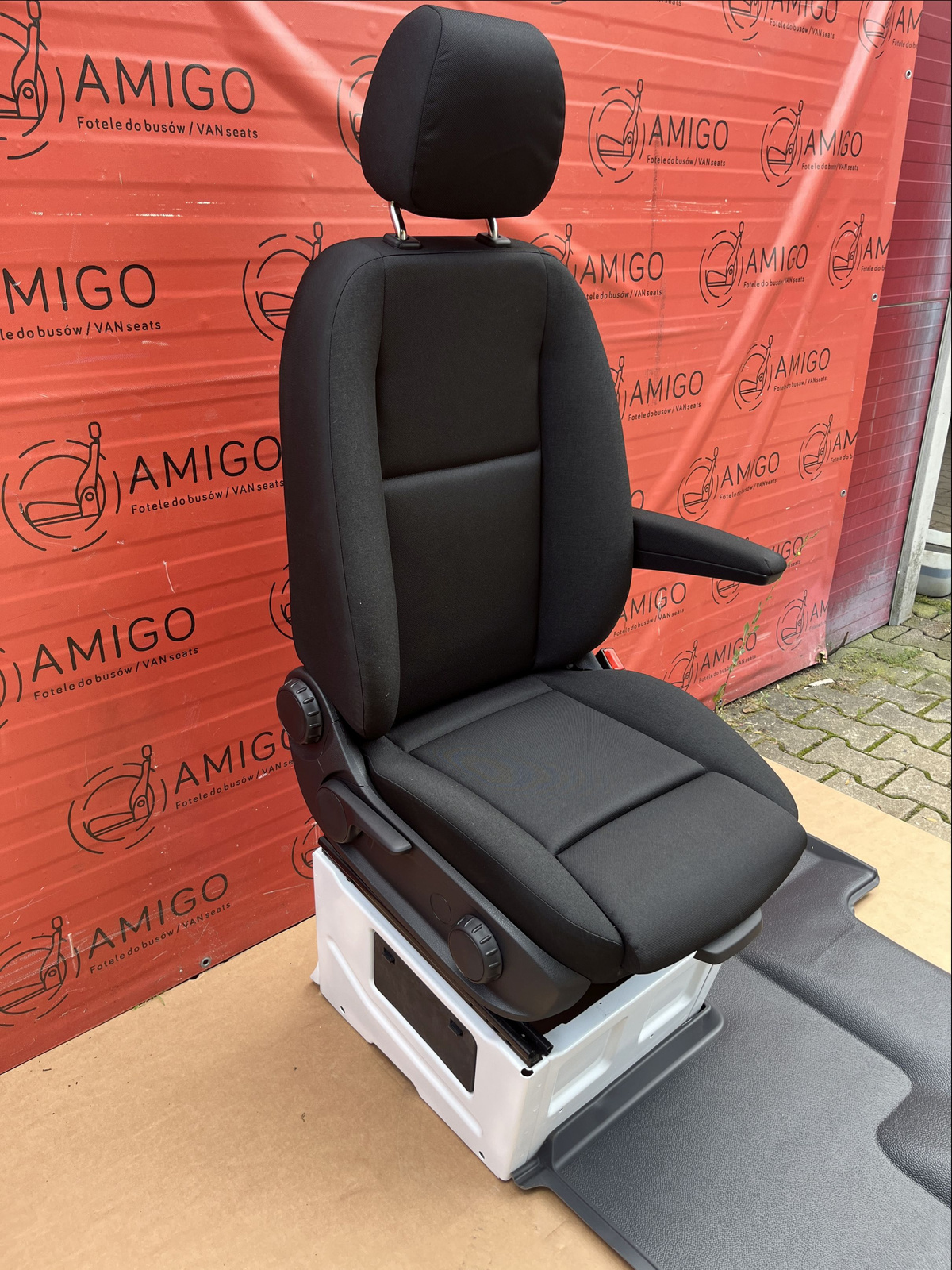 Seat Mercedes Sprinter W907 EU passenger seat | UK driver 2018-2025 Maturin heated occupancy mat base