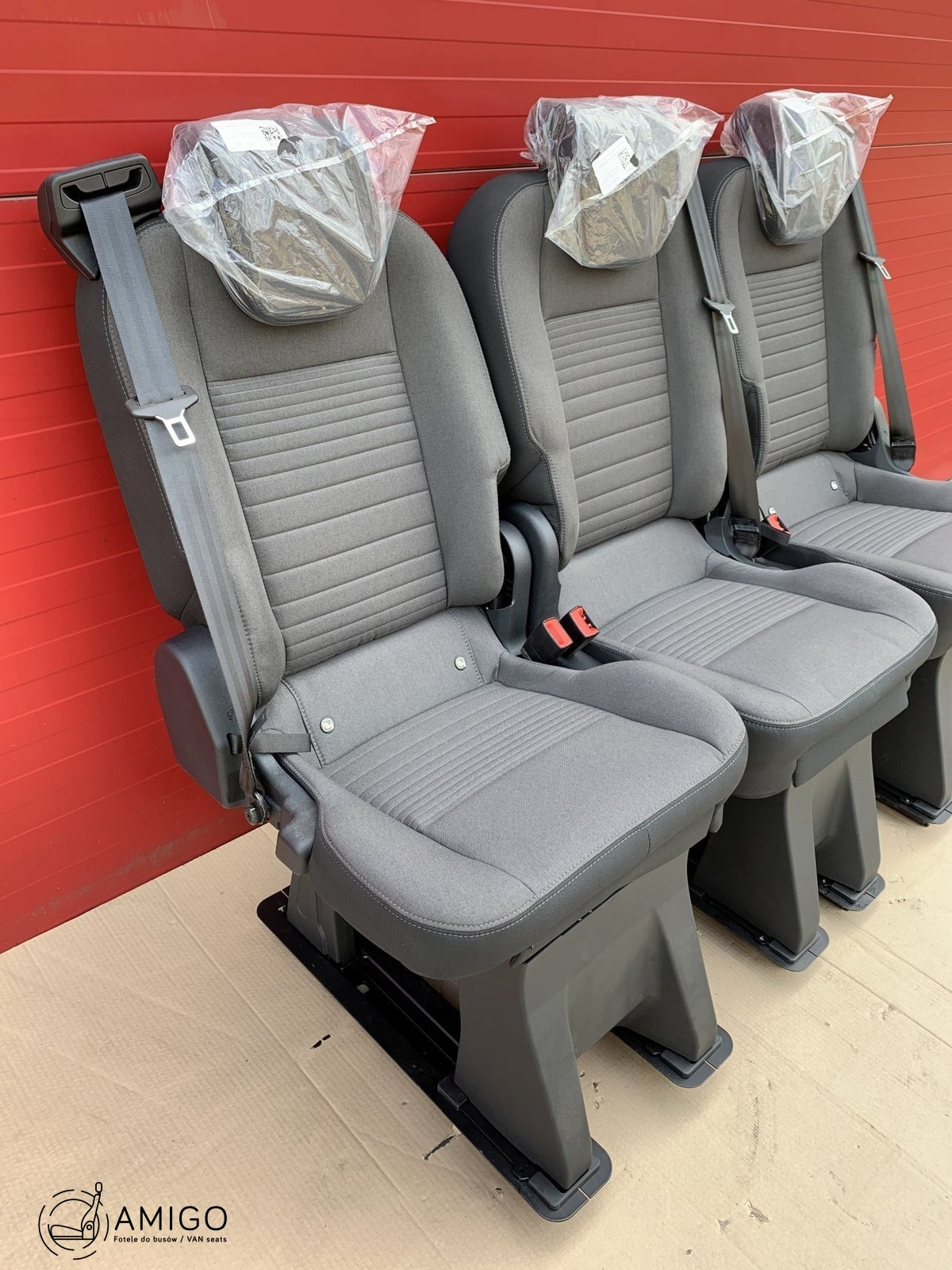 Seat Ford Transit Custom Tourneo bench rear folding seats 3x single seat