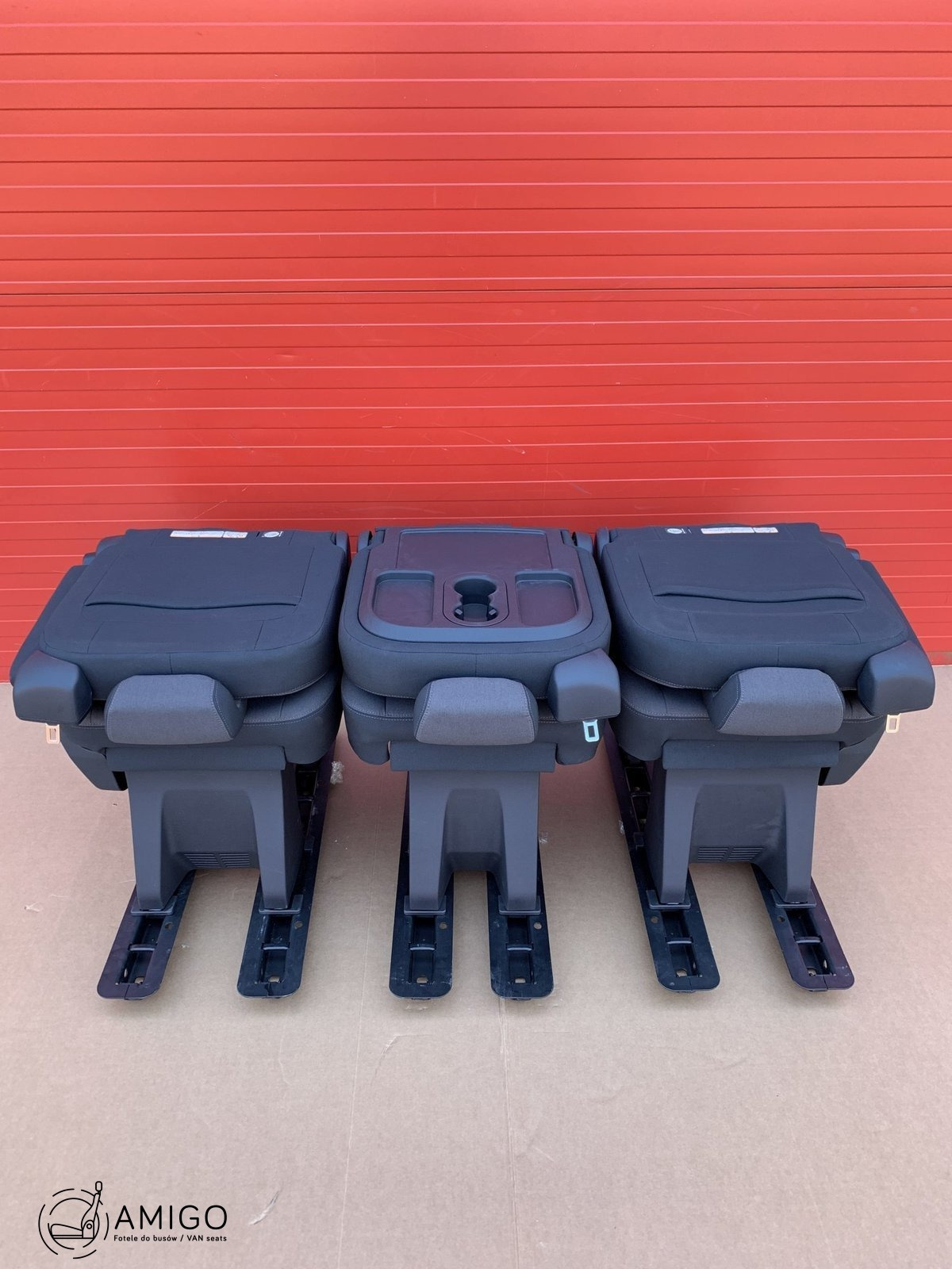 Seat Ford Transit Custom Tourneo bench rear folding seats 3x single seat