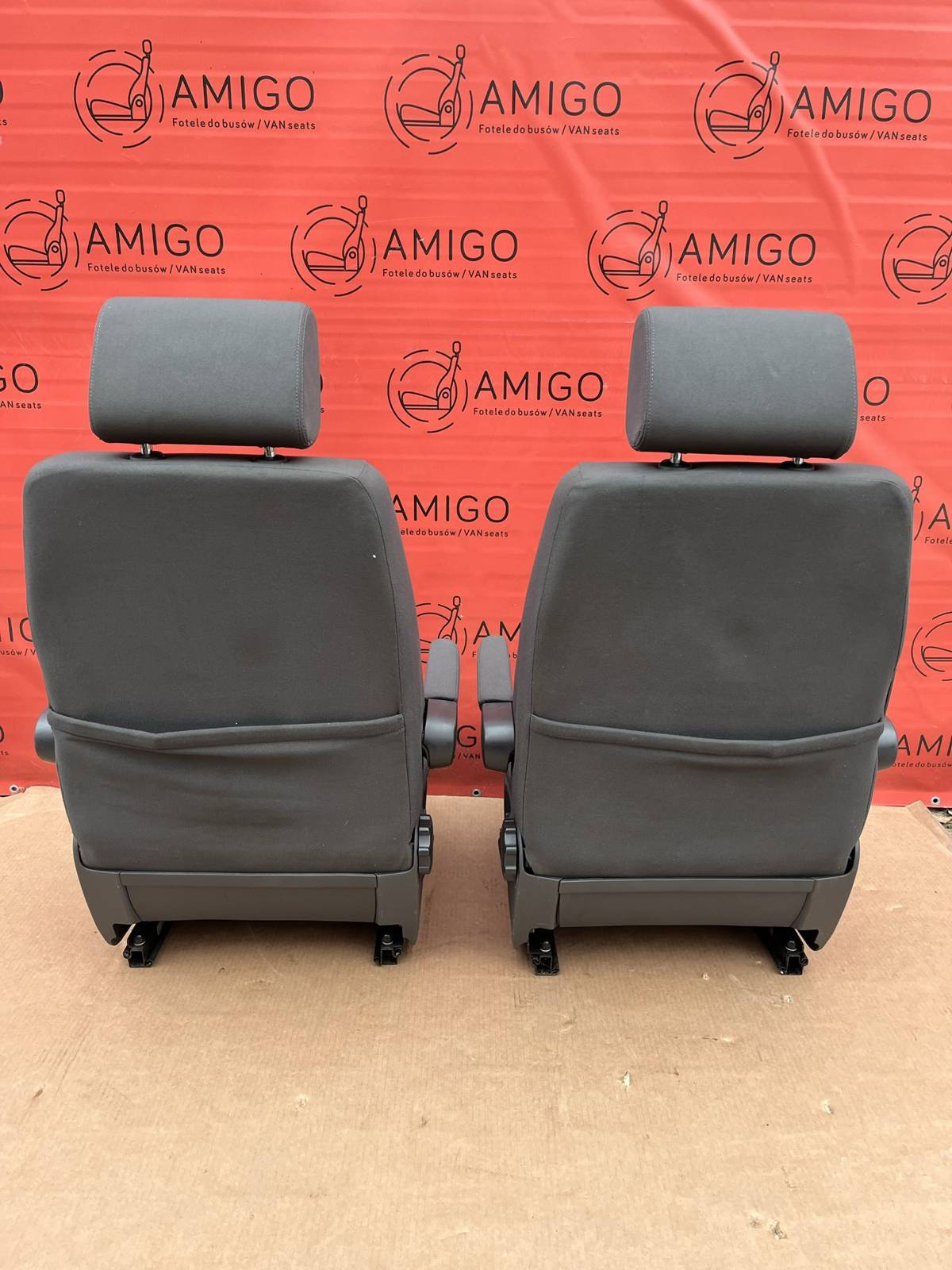 Driver passenger Captain seats seat airbag VW T5 Anthracite DUO Caravelle