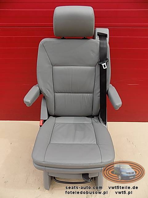 Seat VW T5 Multivan gray leather swivel isofix armrests