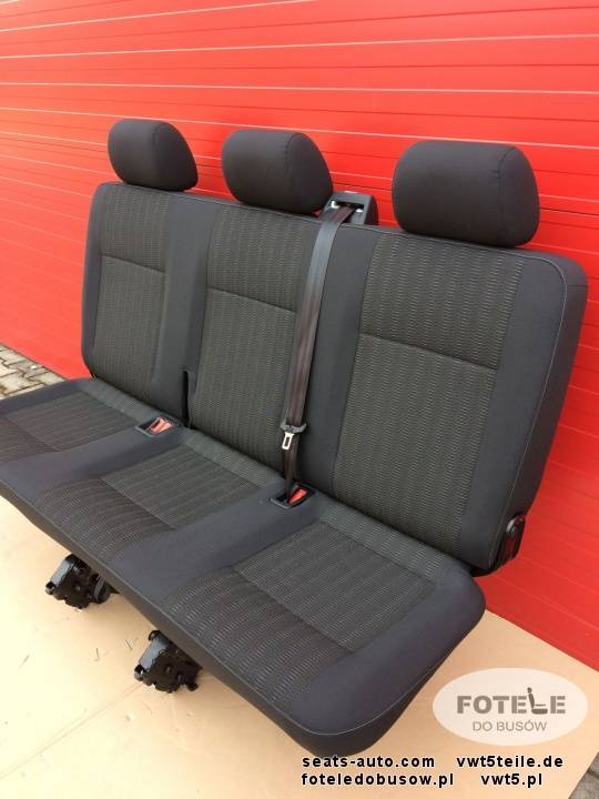 Bench rear triple seat VW T6 Transporter PANDU t5