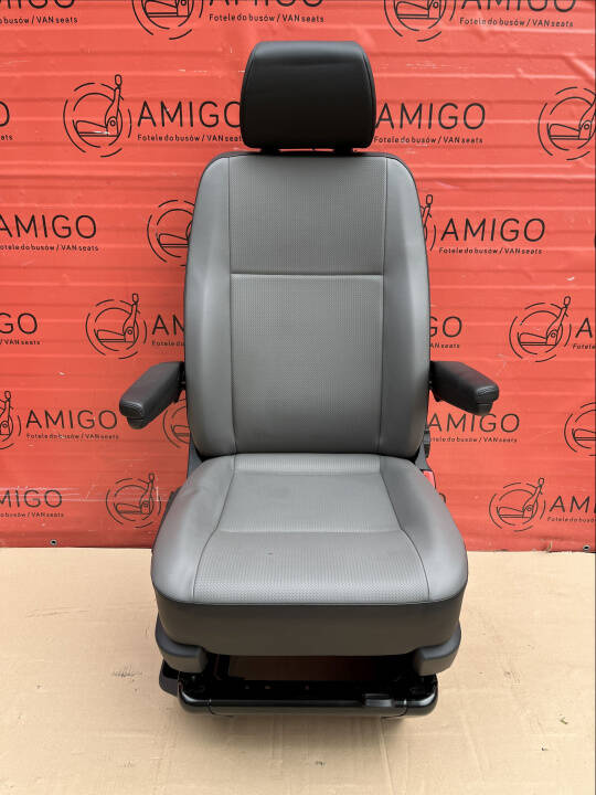 Seat VW T6 T5 anthracite front EU passenger | UK driver comfort adjustments armrests