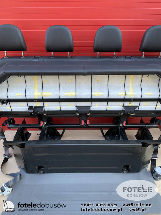 Seat VW Crafter II MAN TGE 2016-2023 quadruple rear four-seats bench belts