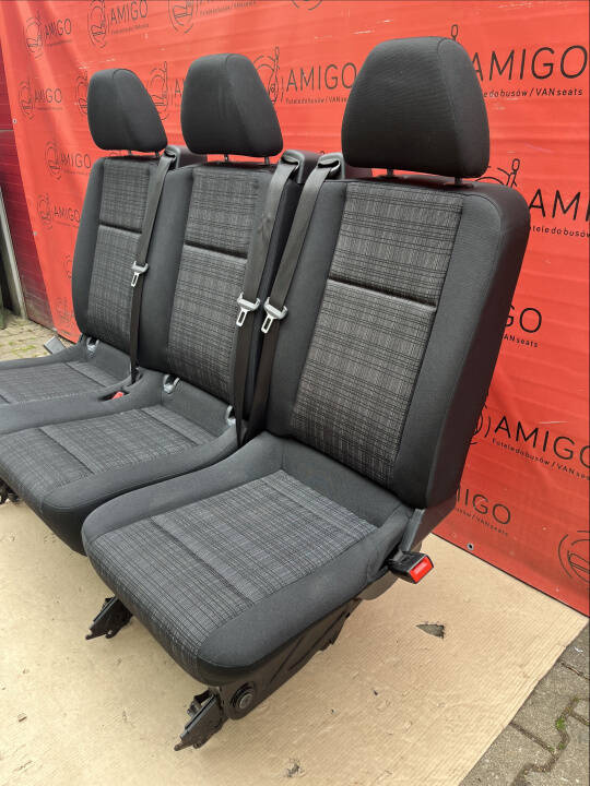 Rear Seats 2+1 bench single seat MERCEDES W447 Vito Tourer TUNJA RHD