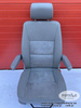 Seat VW T5 front UK driver EU passenger Grey Leather Alcantara adjustments armrests Airbag heated