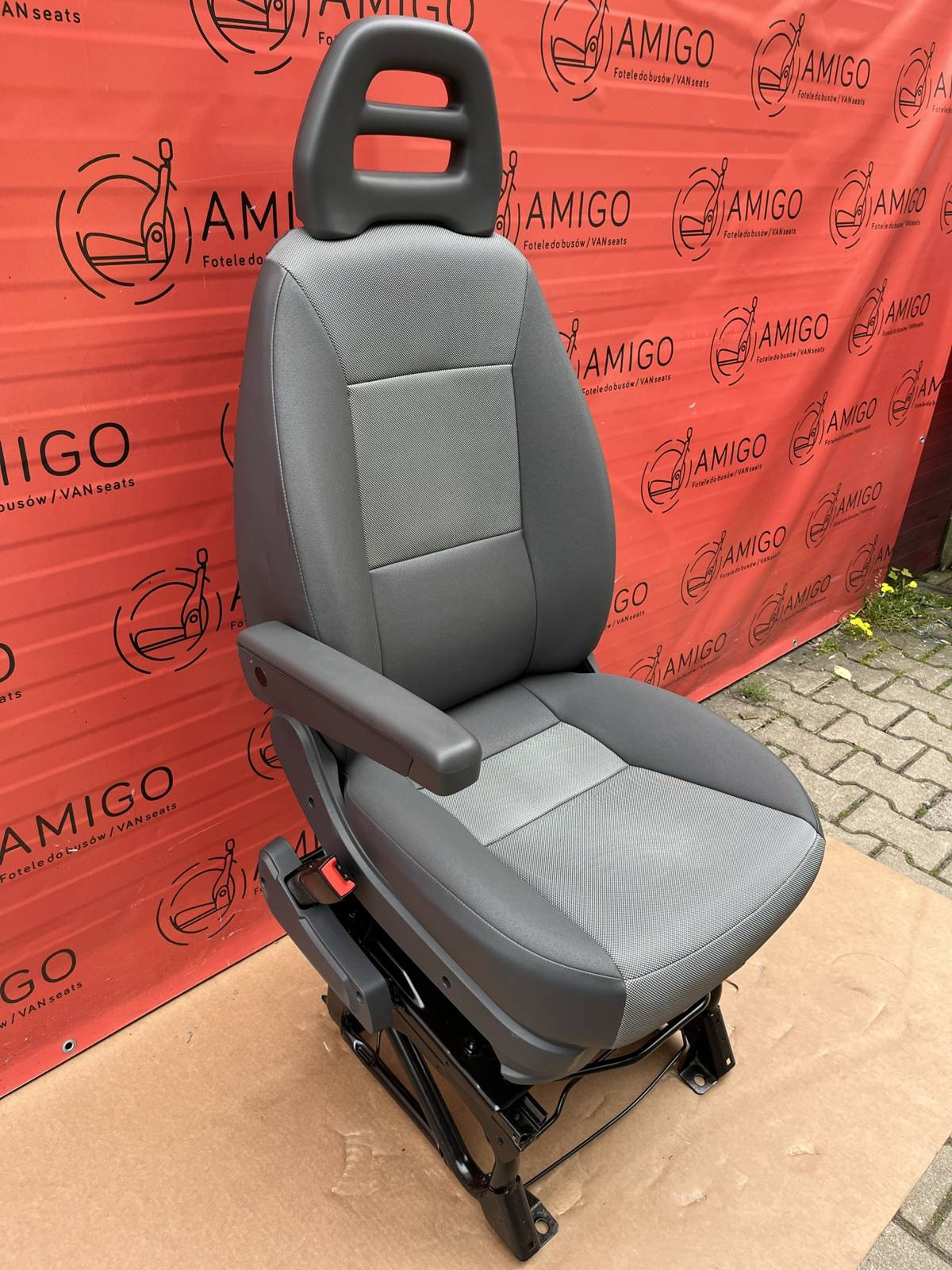 Seat Fiat Ducato Boxer Jumper Relay UK passenger | EU driver seat armrest adjustments VINYL