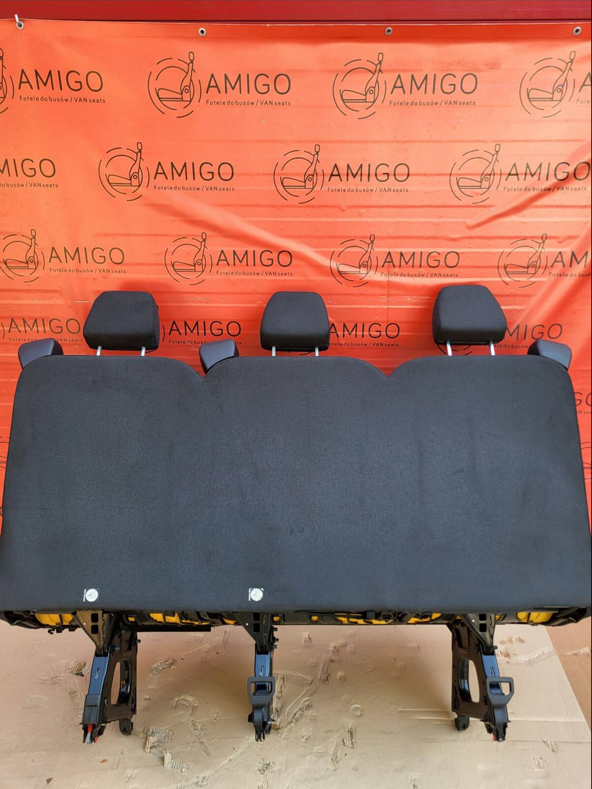 Seat Ford Transit MK8 bench triple rear three-seats V363 Capitol isofix