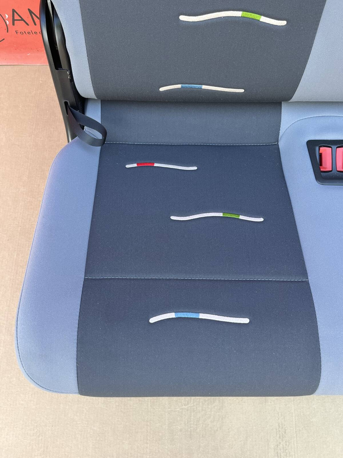 Seat rear bench double VW Caddy MAXI 3rd row