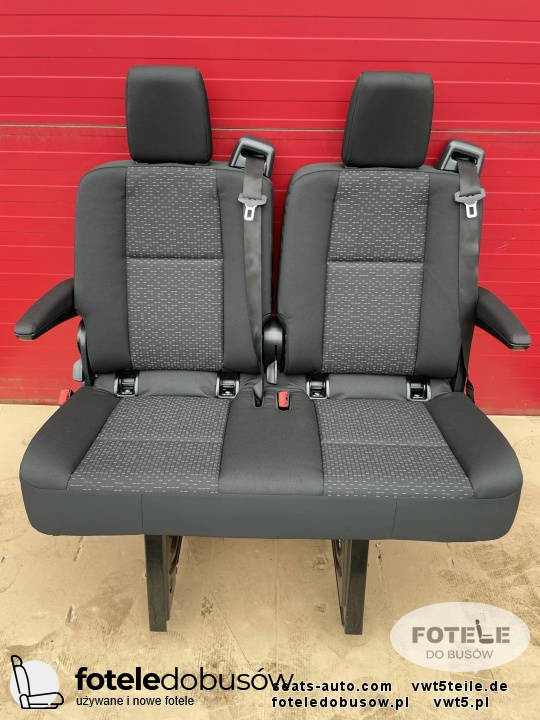 Seat Mercedes Sprinter W907 rear double bench Caluma isofix with armrests