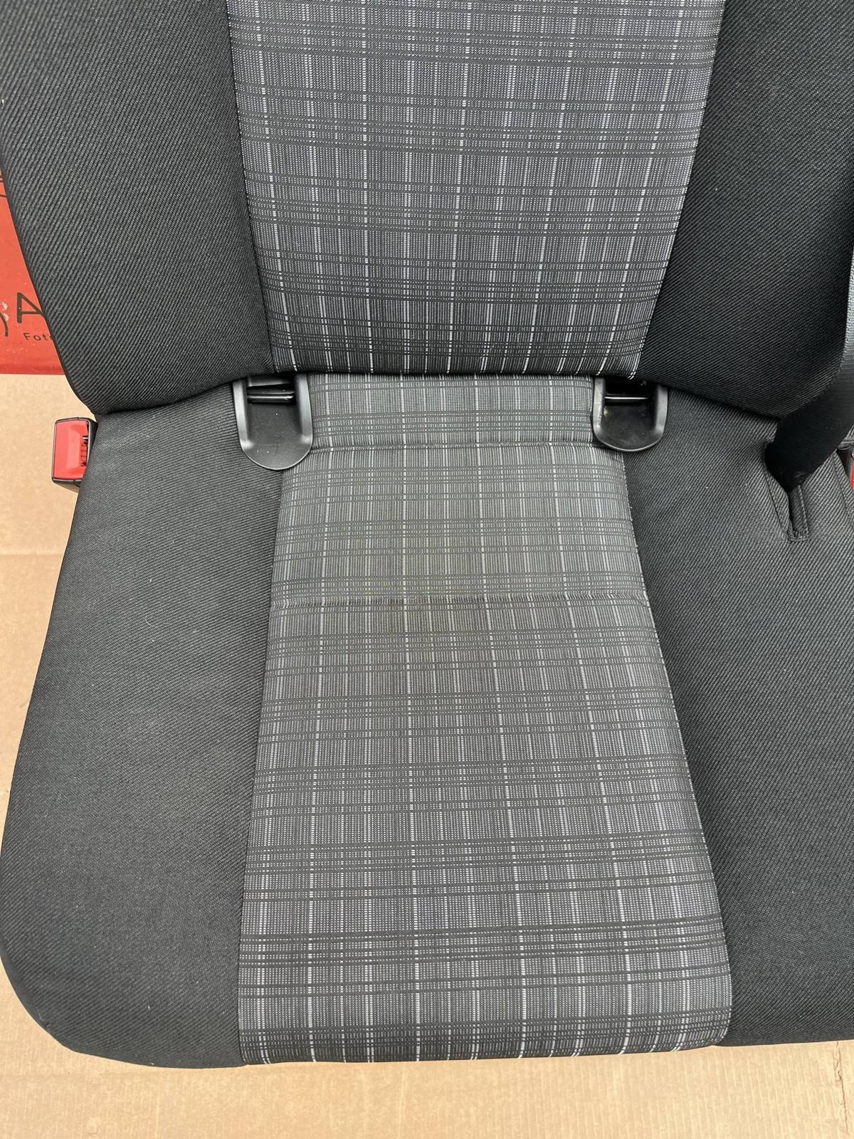 Seat Mercedes Sprinter W906 rear double bench seat with armrests isofix TUNJA