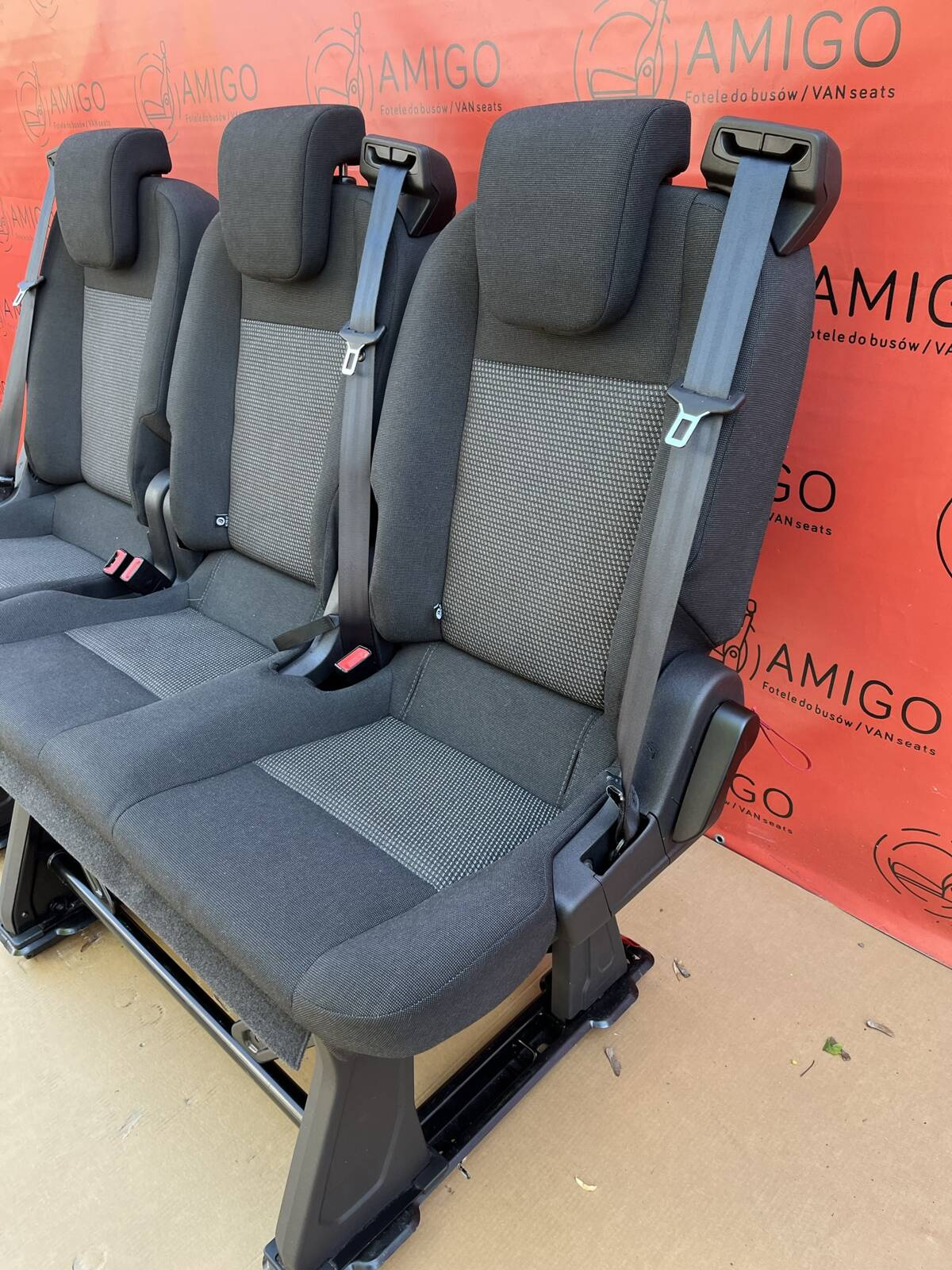 Seat Ford Transit Custom bench rear seats double single LHD TRAXON