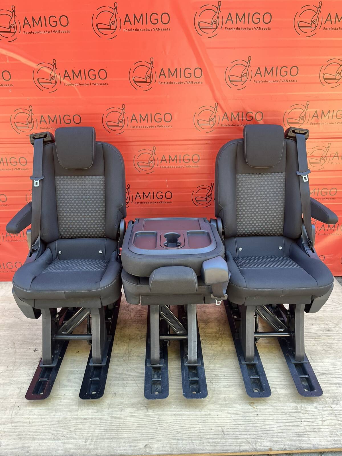 Seat Ford Transit Custom Tourneo bench rear folding seats 3x single seat Capitol