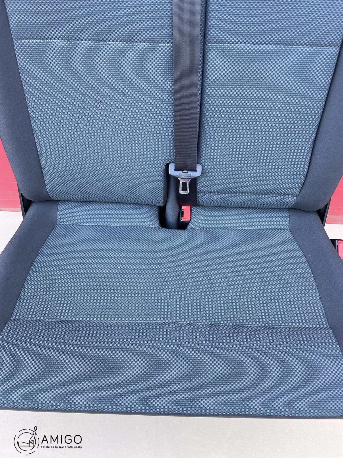 Seat VW T6 T5 double front passenger bench with armrest Simora LHD