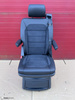 Seat single VW T6 Multivan Caravelle black leather with alcantara rear t5