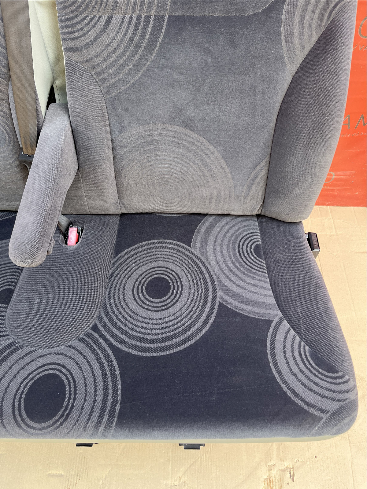 Seat double bench rear Renault Trafic Opel Vauxhall Vivaro Nissan Primastar 2001-2014