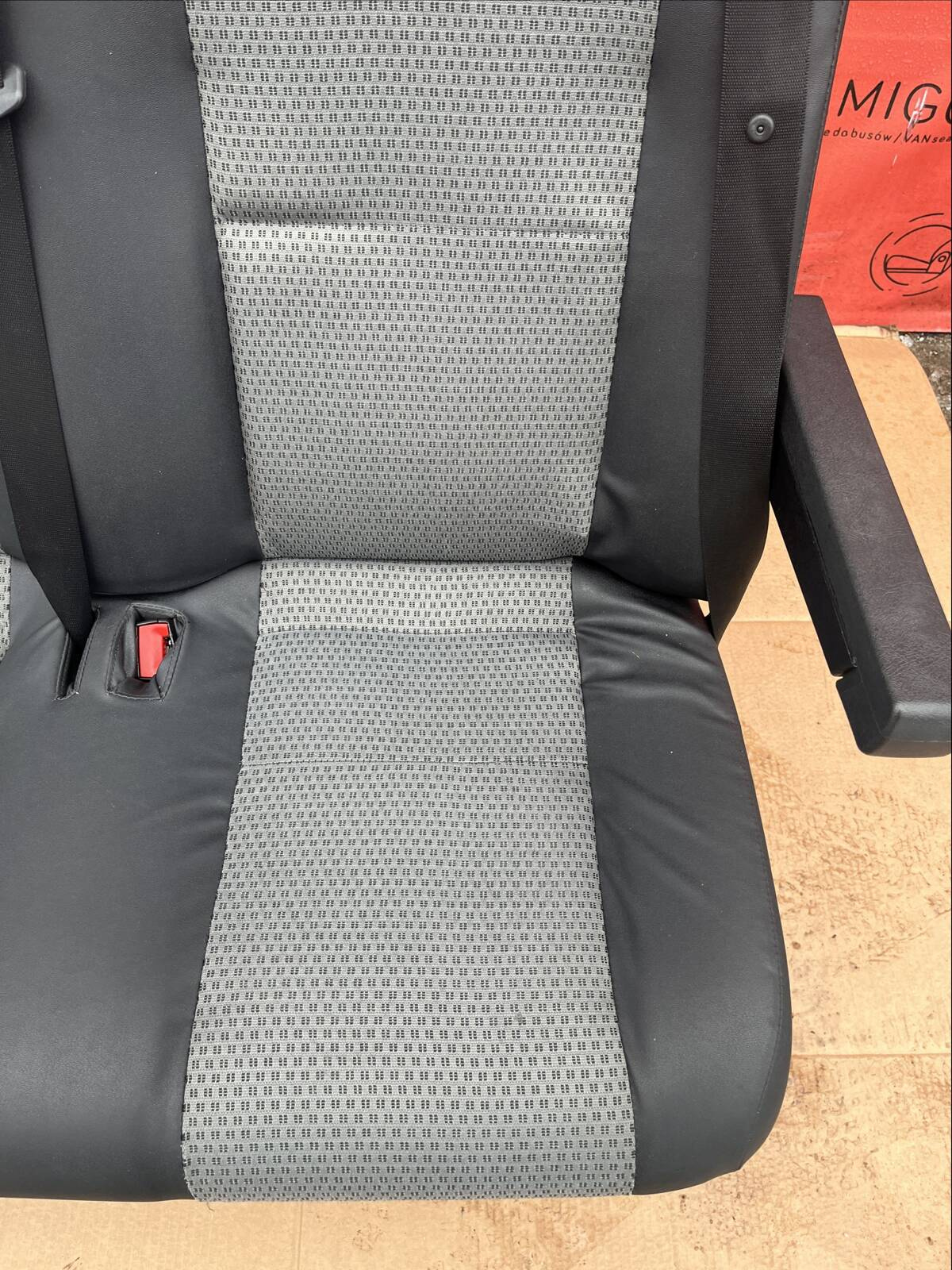 Seat Mercedes Sprinter W906 VW Crafter I 2006-2016 rear triple bench Brassao