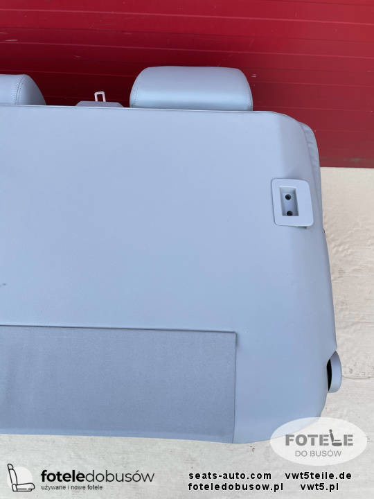Bench rear triple seat VW T5 grey leather alcantara Multivan Caravelle t6