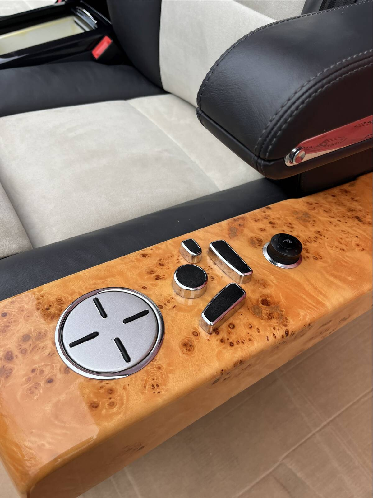 VIP rear double seat for rails VW T5.1 T5 T6 Business Electric Fridge Heating