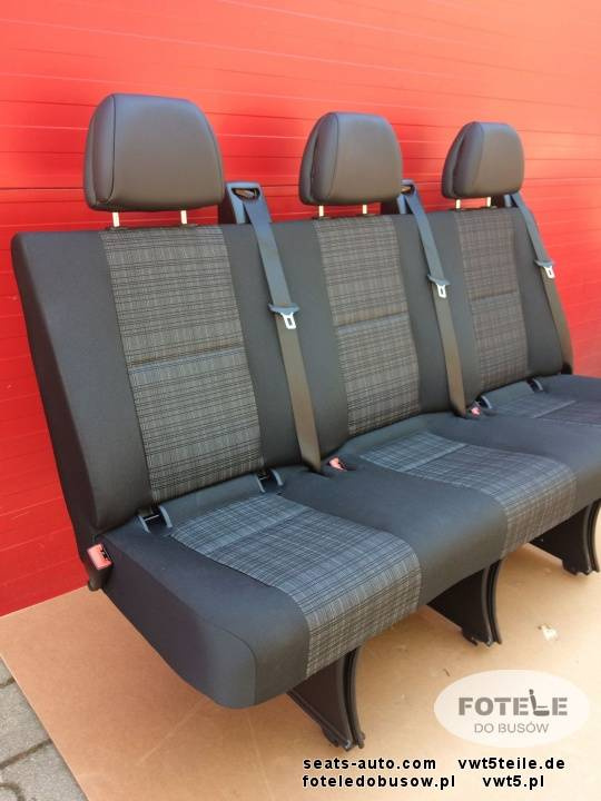 WIDE Seat to Mercedes Sprinter 906 rear triple bench TUNJA isofix