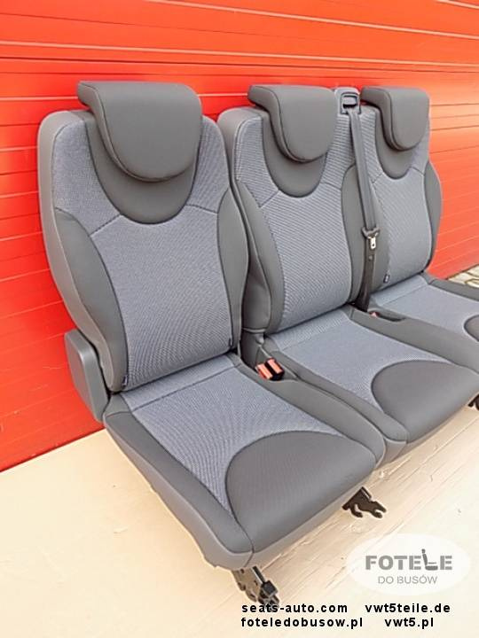 Bench rear triple double single seat Scudo Jumpy Expert ProAce 2006-2016