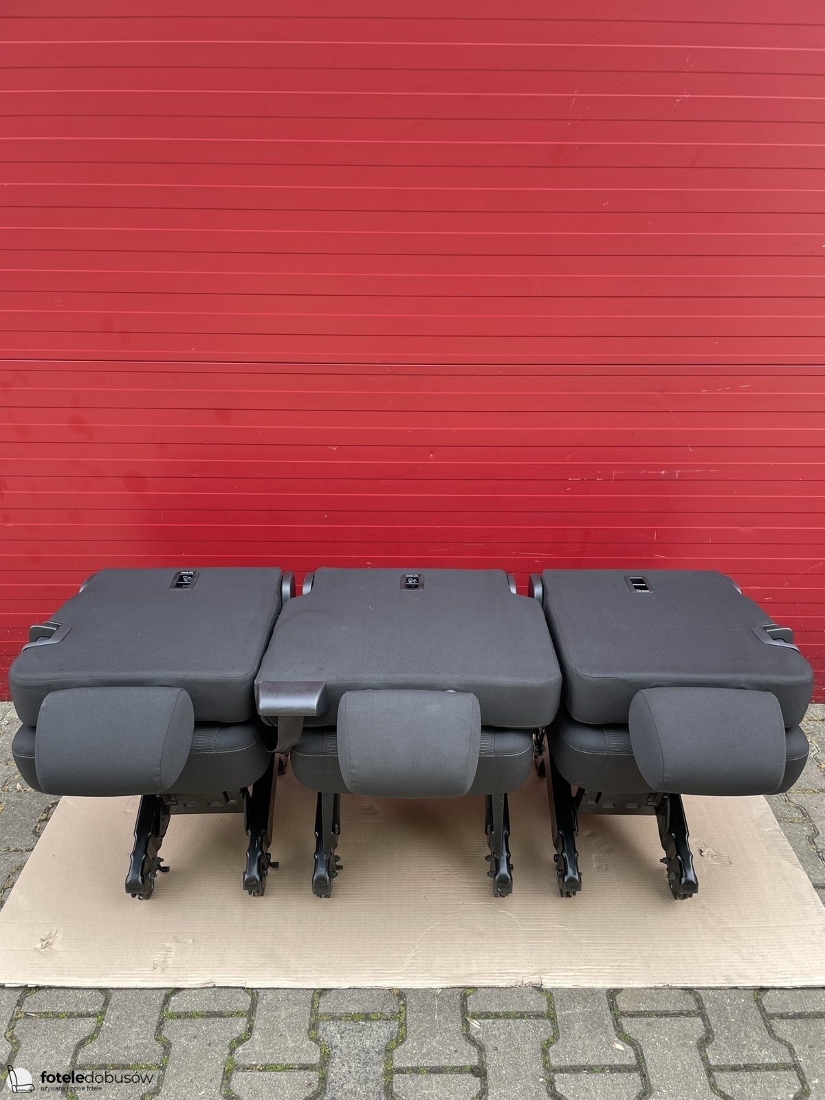 Bench rear triple seat VW T6 Transporter PANDU t5 3x single