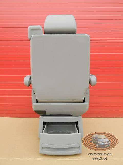 Seat VW T5 Multivan gray leather swivel armrests