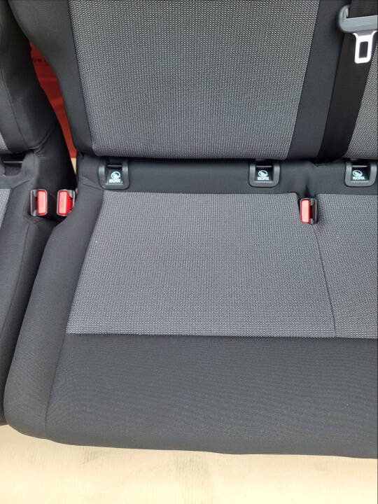 Bench rear triple double + single seat Toyota Proace Traveller Spacetourer Expert Vivaro C