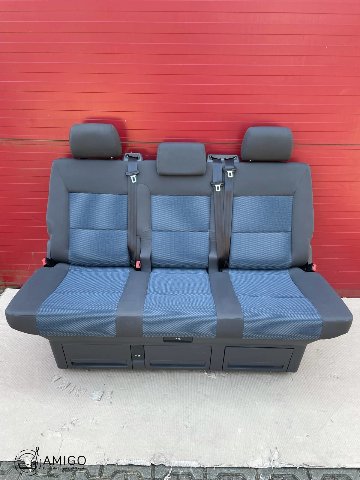 Bench rear triple seat VW T5.1 T5 Multivan Caravelle BlueMotion