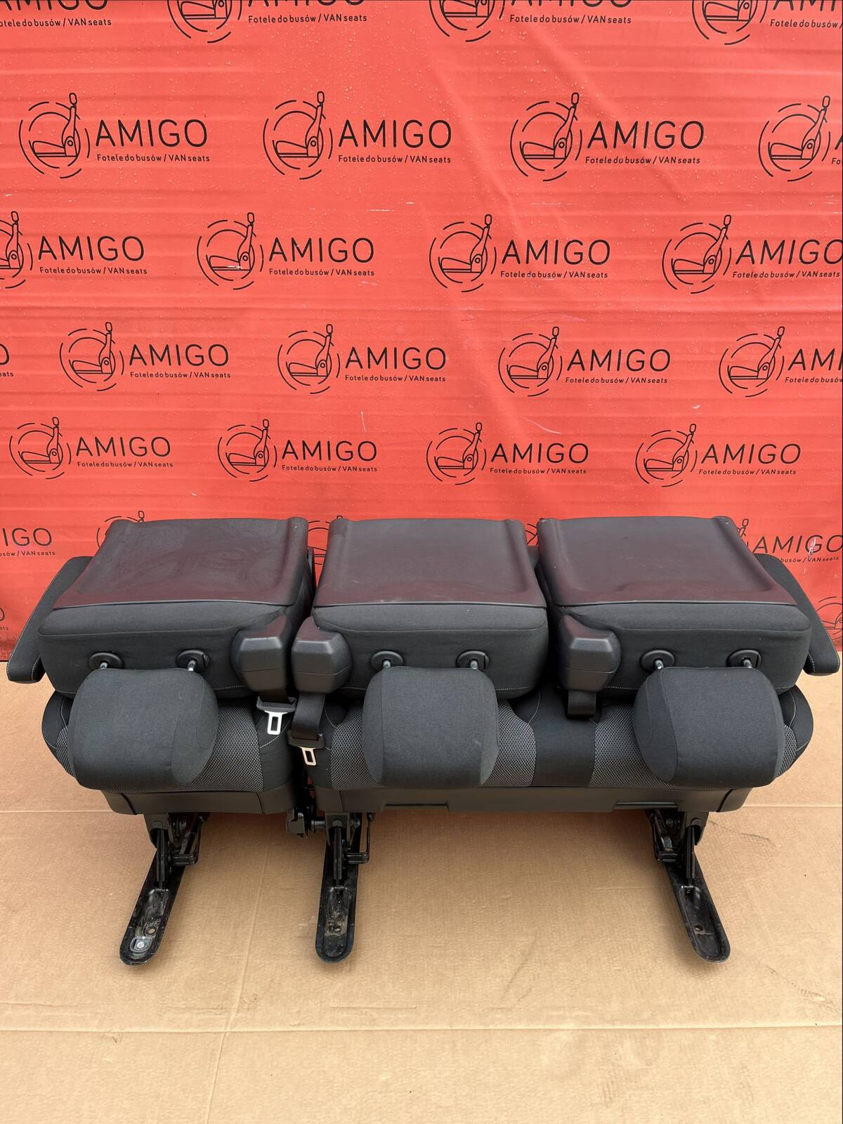 Rear Seat Triple bench single 2+1 MERCEDES W447 V-Class Vito SANTIAGO LHD
