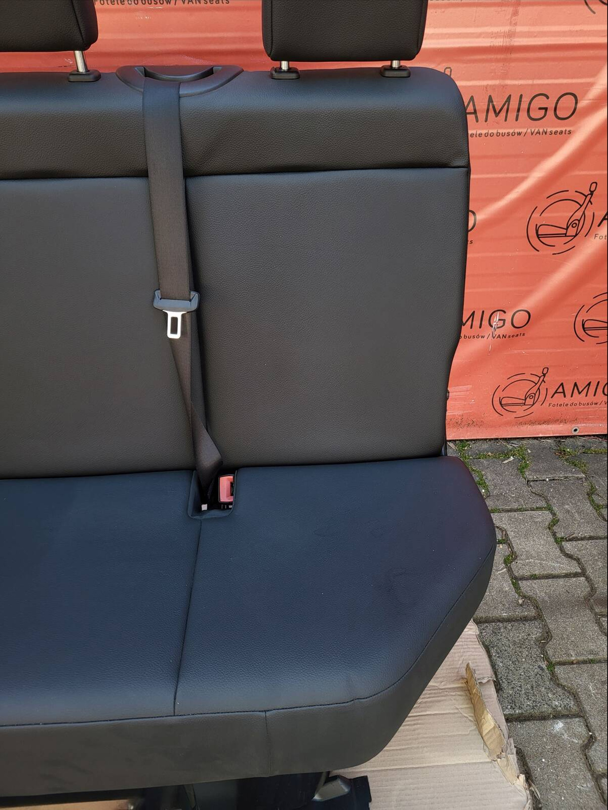 Seat Mercedes Sprinter W907 CREW CAB quadruple rear four-seats bench belts floor