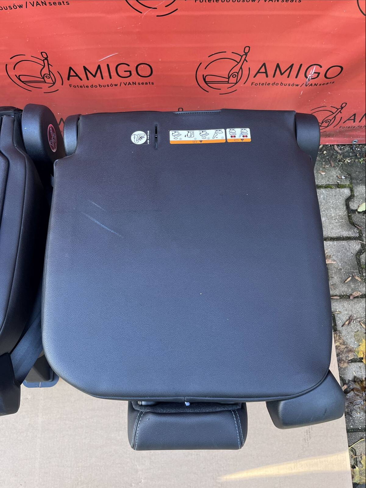 Seat Ford Transit Custom Tourneo bench rear folding seats 3x single seat ACTIVE